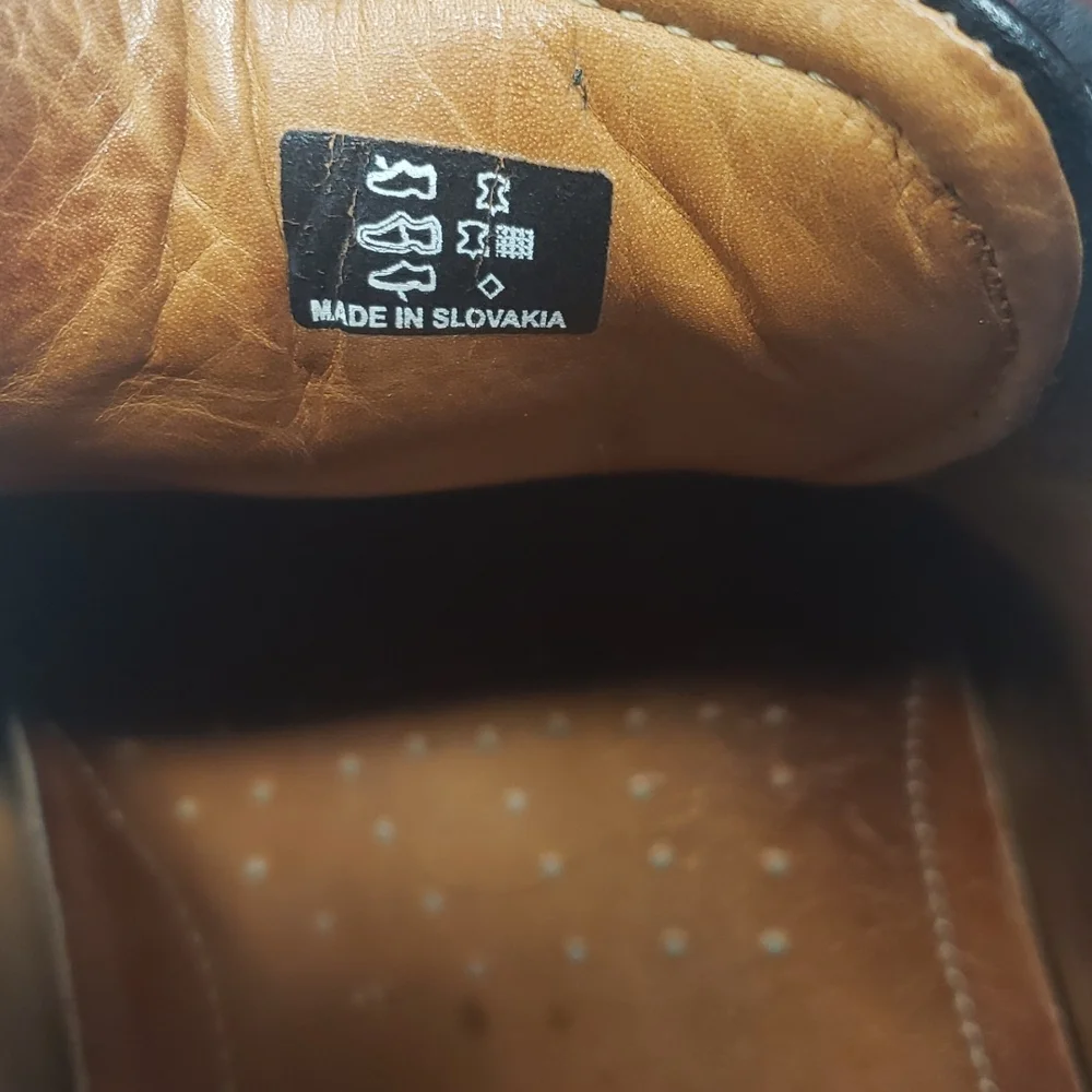 Ecco black leather